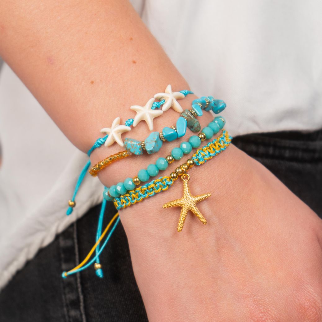 Pulsera turquesa del mar