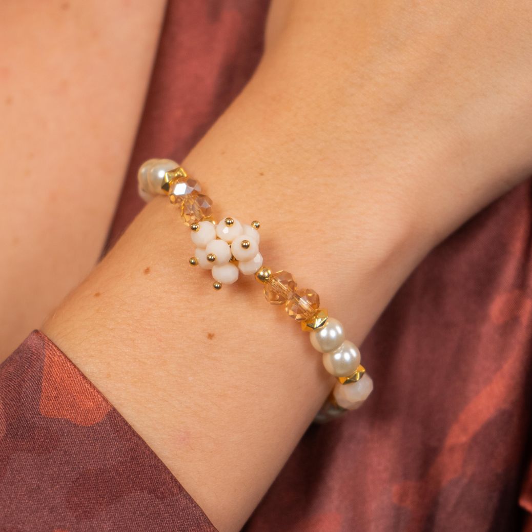 Set pulsera + aretes Arte y Brillo
