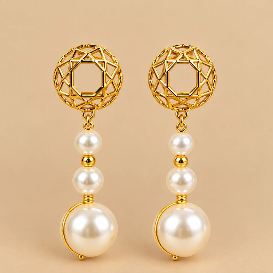 Aretes de perlas
