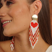 Cargar imagen en el visor de la galería, ARETES VIDA MIA ROJOS
