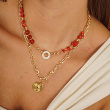 Cargar imagen en el visor de la galería, COLLAR CORNALINA
