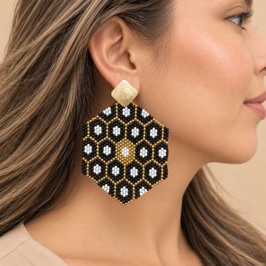 Aretes Geometría Dorada
