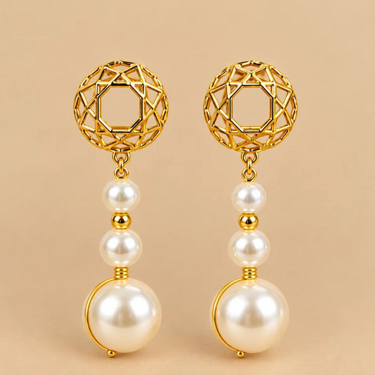 Aretes de perlas