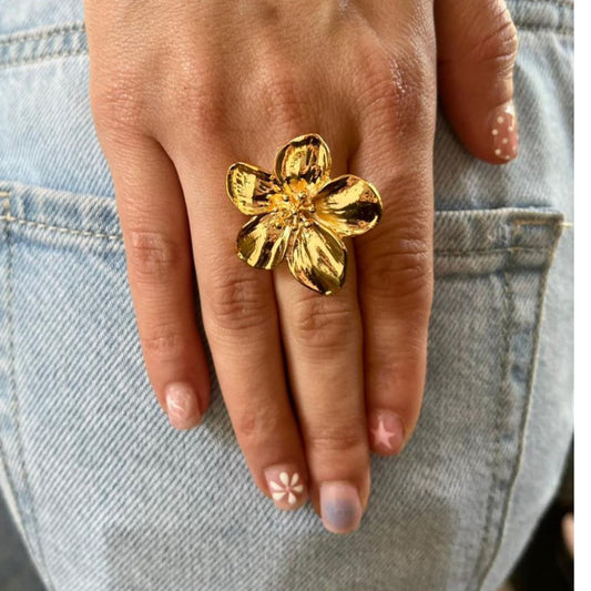 Anillo flor