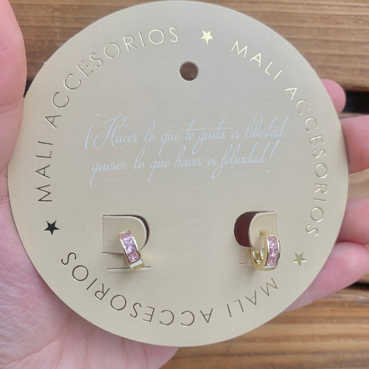ARETES ROSA