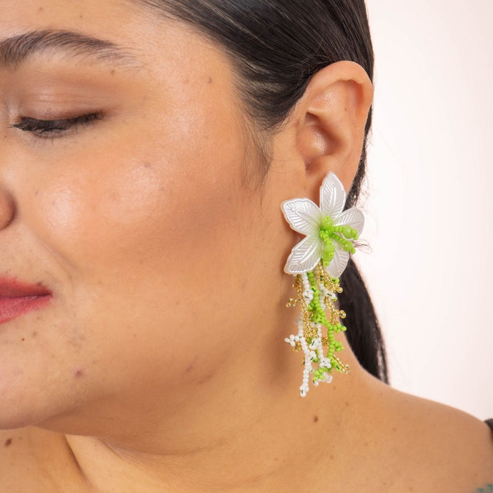 ARETES IRIS VERDE